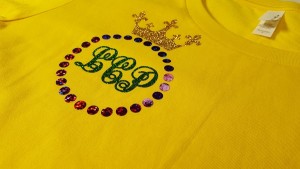 A Mardi Gras Monogram Fit to be King!